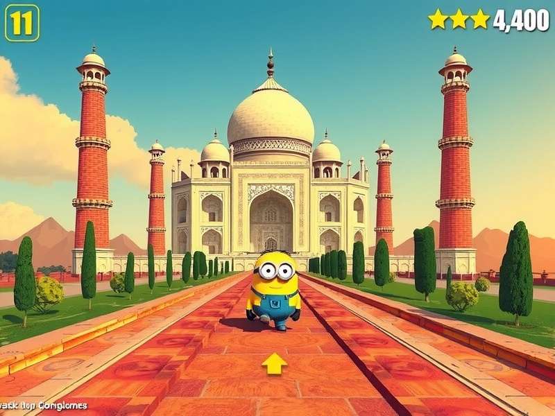 Minion Fun Run 3D Taj Mahal level
